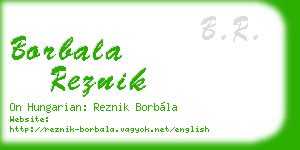borbala reznik business card